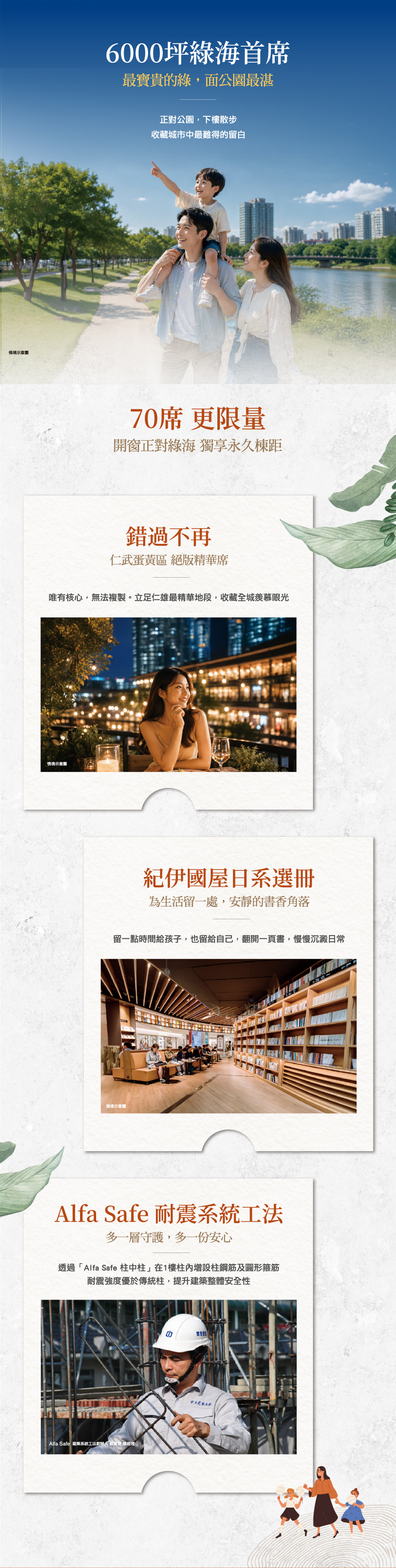 佳鋐雄湛｜6000坪綠海首席，最寶貴的綠,面公園最湛-正對公園,下樓散步收藏城市中最難得的留白